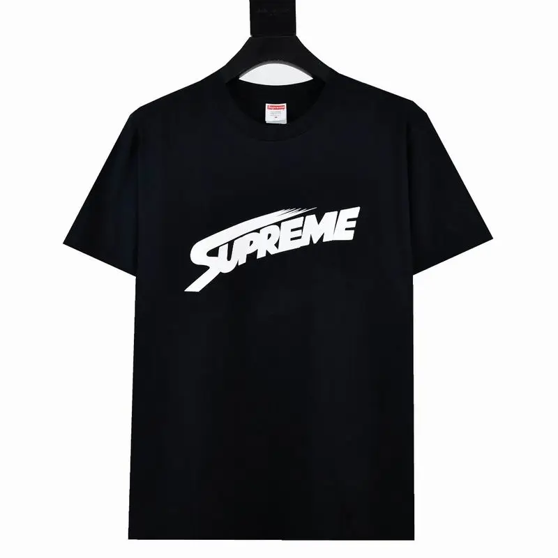 Supreme T-shirt Black White 021