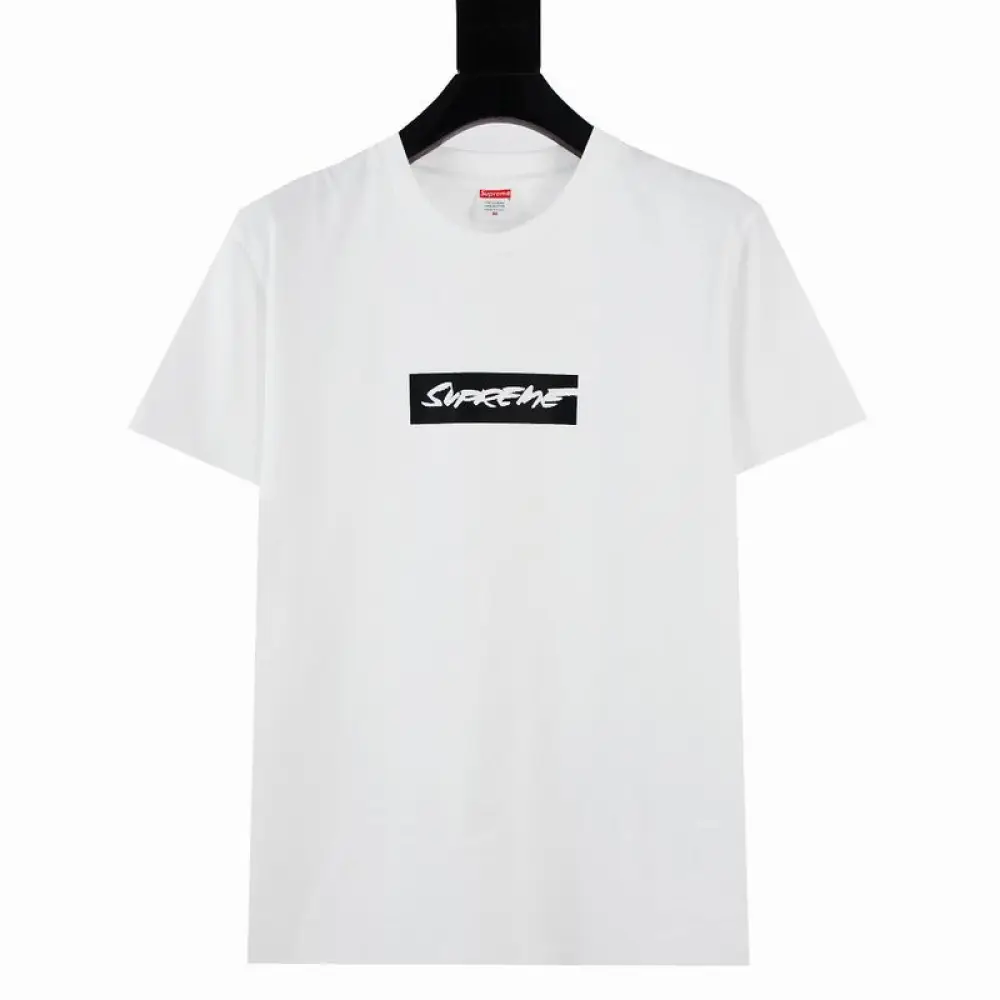 Supreme T-shirt Black White 022