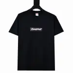 Supreme T-shirt Black White 022