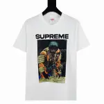 Supreme T-shirt Black White 024