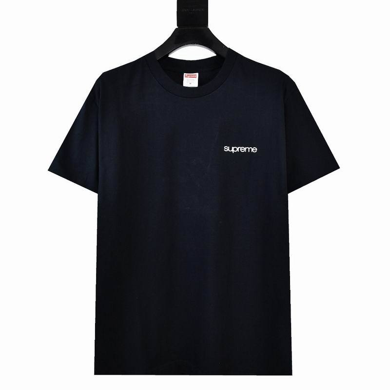Supreme T-shirt Black White 030