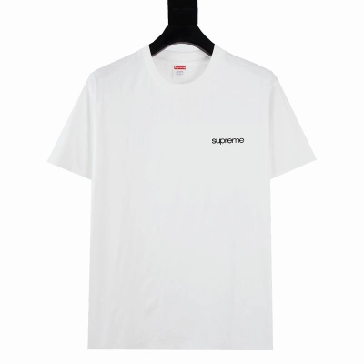Supreme T-shirt Black White 030 01
