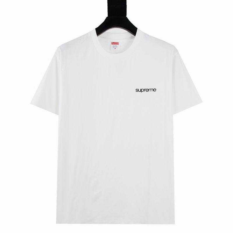 Supreme T-shirt Black White 030