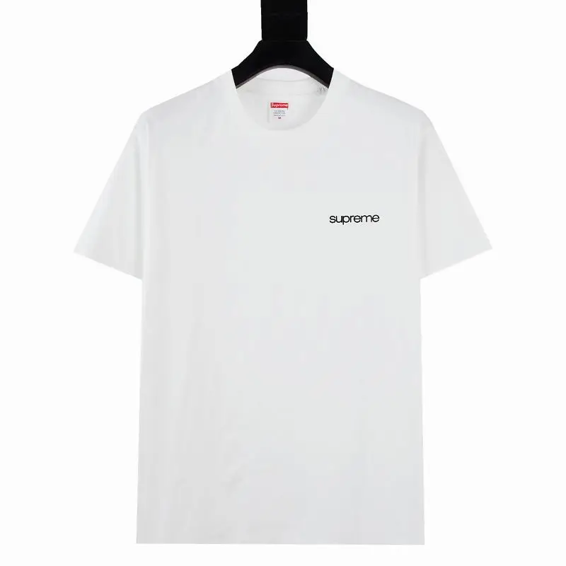 Supreme T-shirt Black White 030