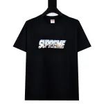 Supreme T-shirt Black White 032