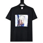 Supreme T-shirt Black White 035