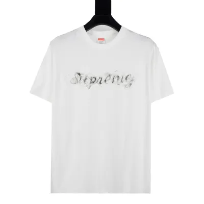 Supreme T-shirt Black White 036 02