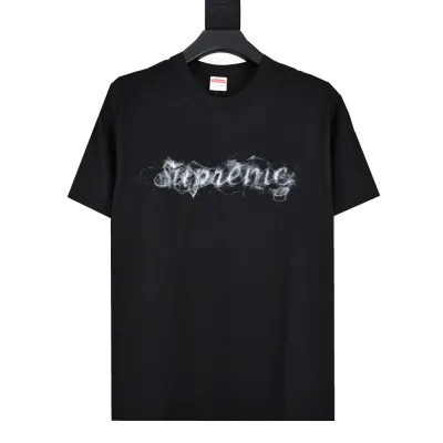 Supreme T-shirt Black White 036 01