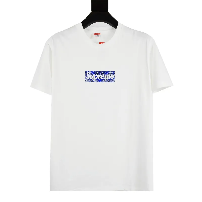 Supreme T-shirt Black White 038