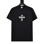 Supreme T-shirt Black White 039