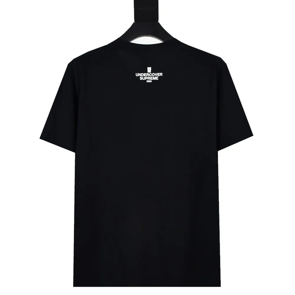 Supreme T-shirt Black White 041