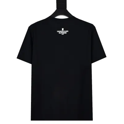 Supreme T-shirt Black White 041 02