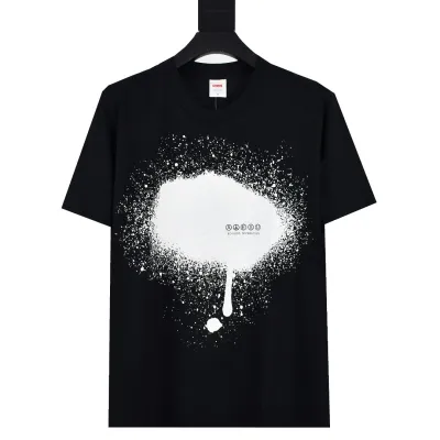 Supreme T-shirt Black White 041 01