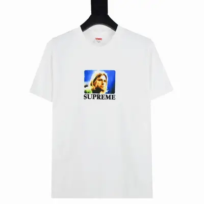 Supreme T-shirt Black White 042 02