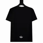 Supreme T-shirt Black White 043