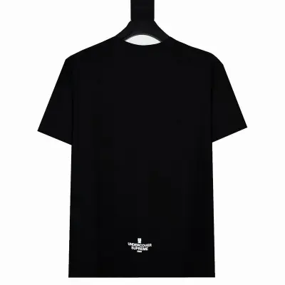 Supreme T-shirt Black White 043 02