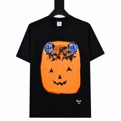 Supreme T-shirt Black White 044 01