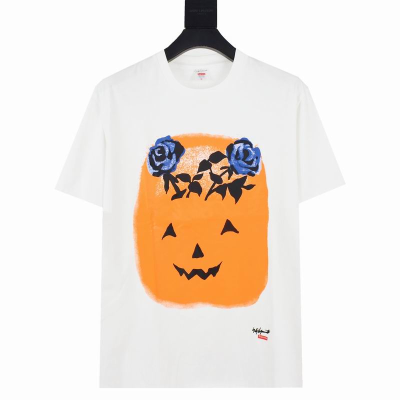 Supreme T-shirt Black White 044