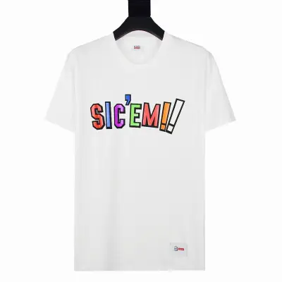 Supreme T-shirt Black White 051 01