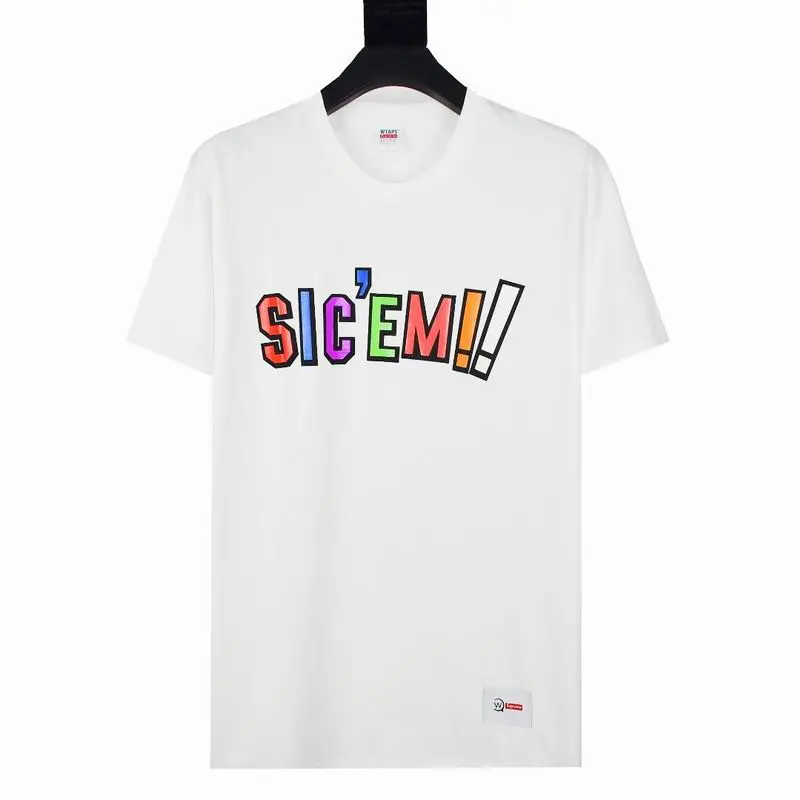 Supreme T-shirt Black White 051