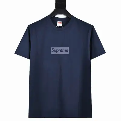 Supreme T-shirt Black White 053 02