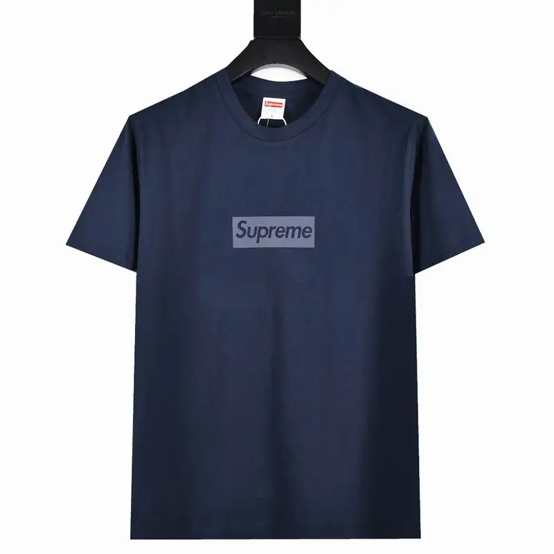 Supreme T-shirt Black White 053