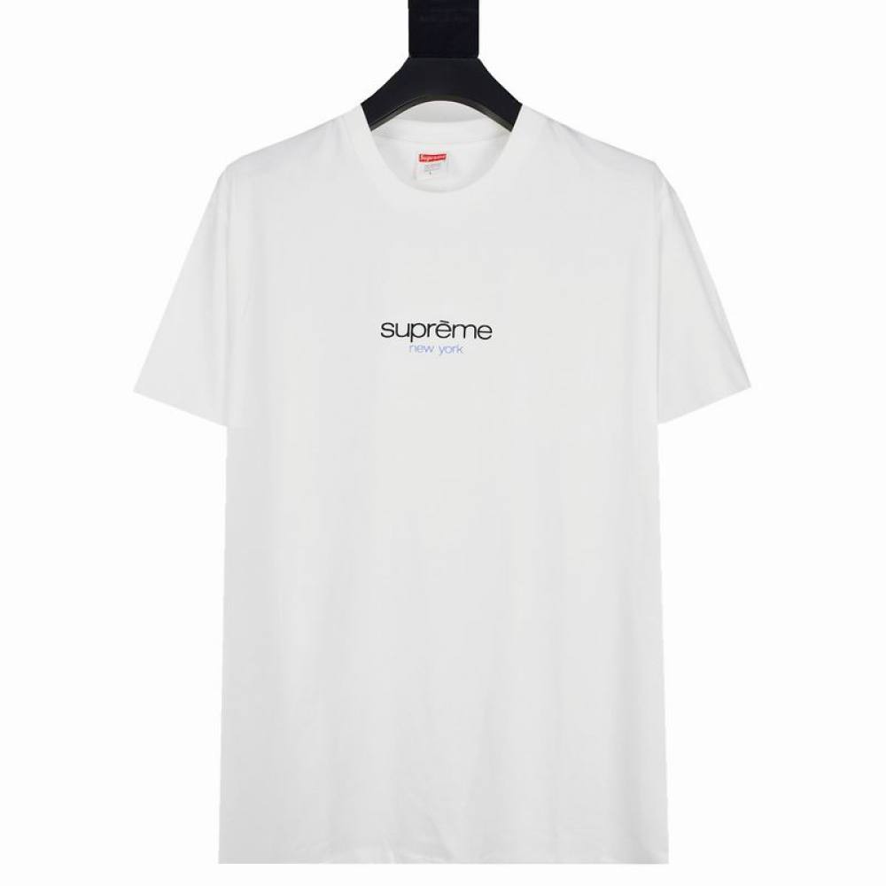 Supreme T-shirt Black White 055