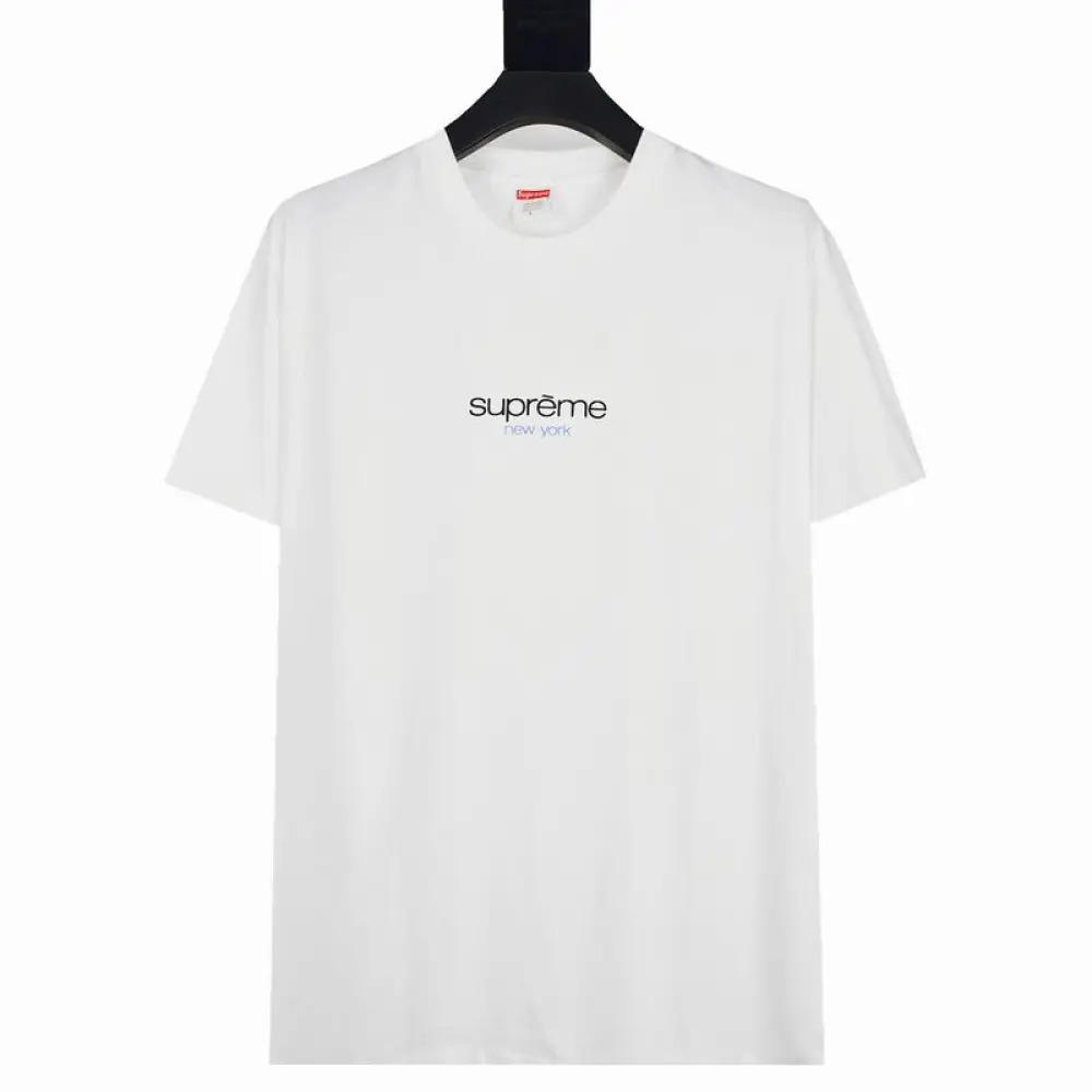 Supreme T-shirt Black White 055