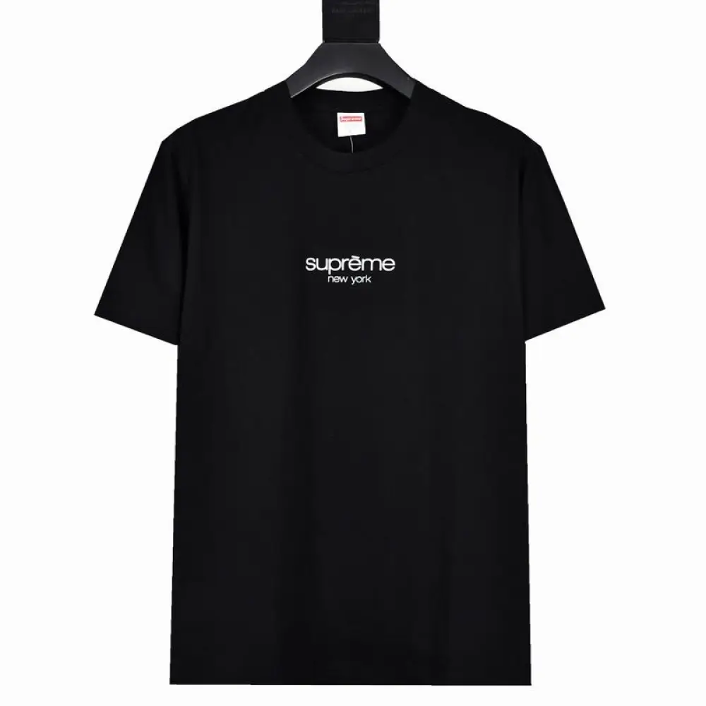 Supreme T-shirt Black White 055