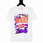 Supreme T-shirt Black White 062