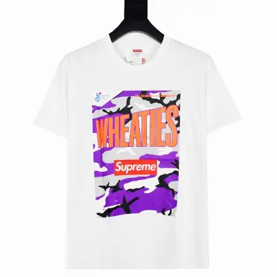 Supreme T-shirt Black White 062 02