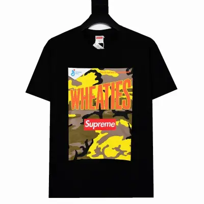 Supreme T-shirt Black White 062 01