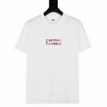 Supreme T-shirt Black White 063