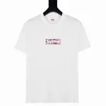 Supreme T-shirt Black White 063