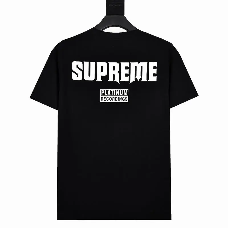 Supreme T-shirt Black White 065