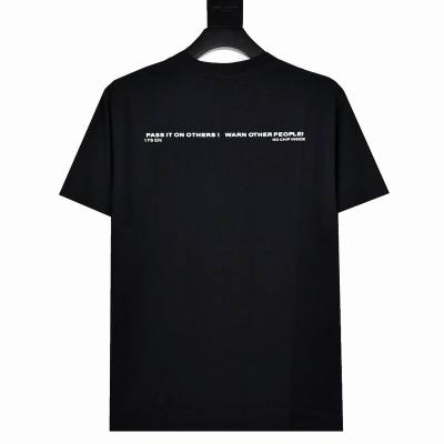 Supreme T-shirt Black White 068 02
