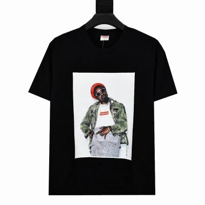 Supreme T-shirt Black White 069 01
