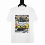 Supreme T-shirt Black White 070