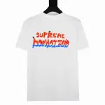 Supreme T-shirt Black White 070