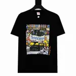 Supreme T-shirt Black White 070