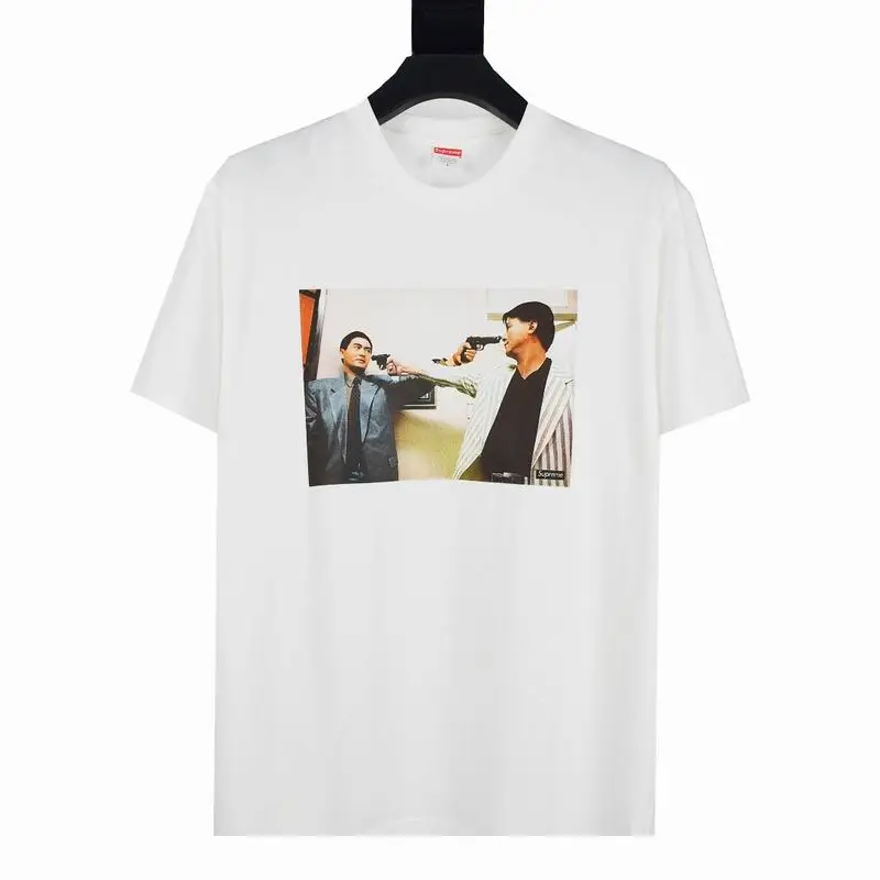 Supreme T-shirt Black White 071