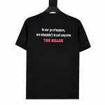 Supreme T-shirt Black White 071