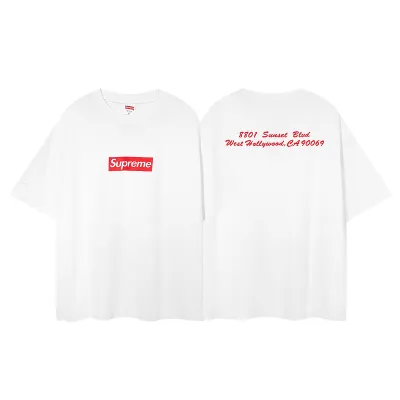 Supreme T-shirt White 073 01