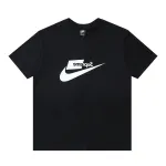 Supreme T-shirt Black White 077