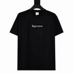 Supreme T-shirt Black White 078