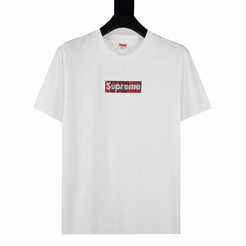 Supreme T-shirt Black White 078