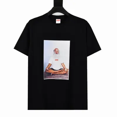 Supreme T-shirt Black White 081 01