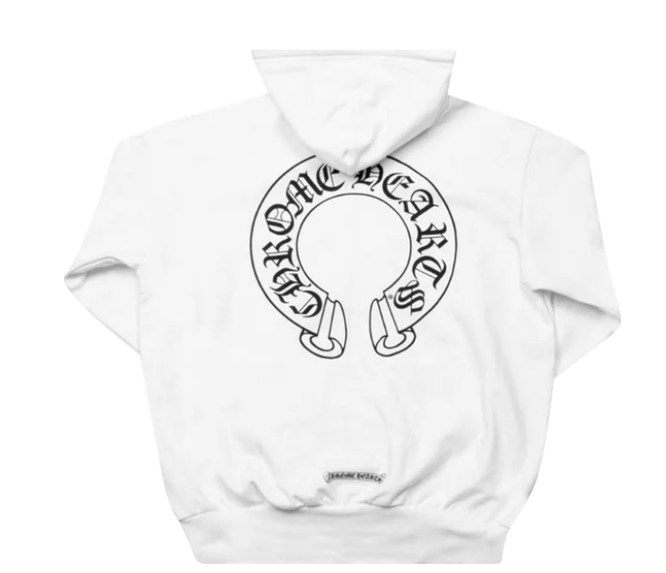 Chrome Hearts Floral Cross hoodie White