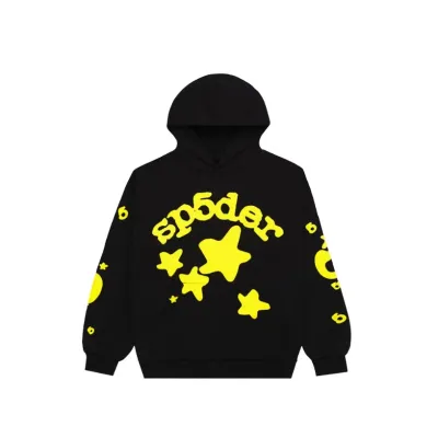 Sp5der Beluga Hoodie 'Onyx/Yellow' 02