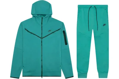 Nike Sportswear Tech Fleece Full-Zip Hoodie Mineral Teal Set 01